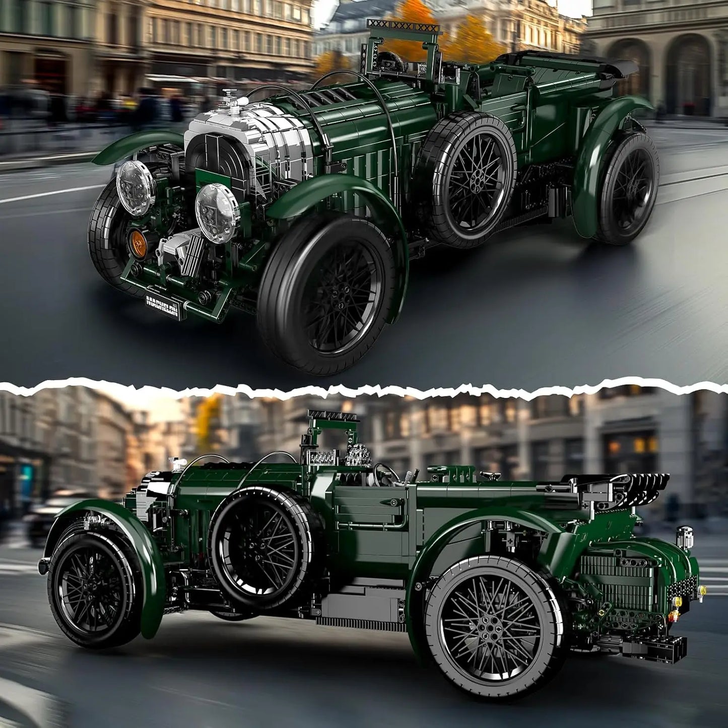 Car Building Block The Remote Control Blower Vintage Car