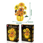 Sunflower Building Blocks Flower Bouquet Vase