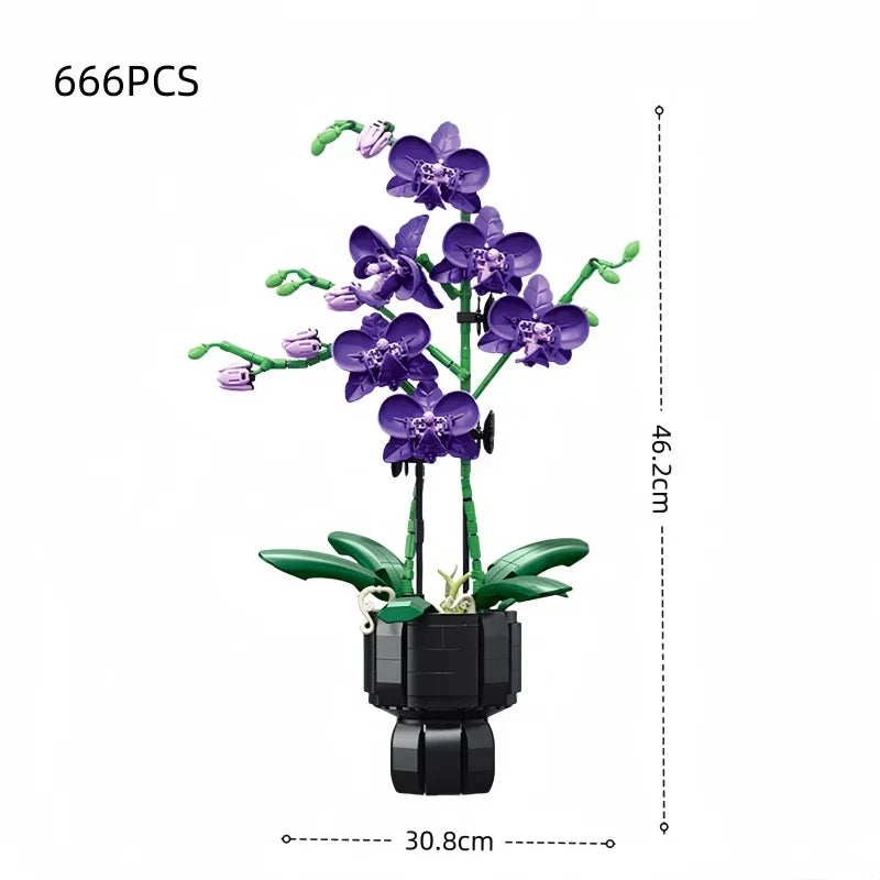 KNEW BUILT 3D Sunflower Photo Frame Building Block l