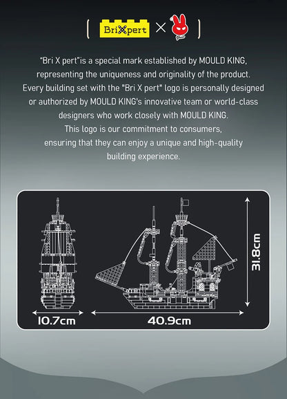 The Black Pearl Pirate Ship Building Block