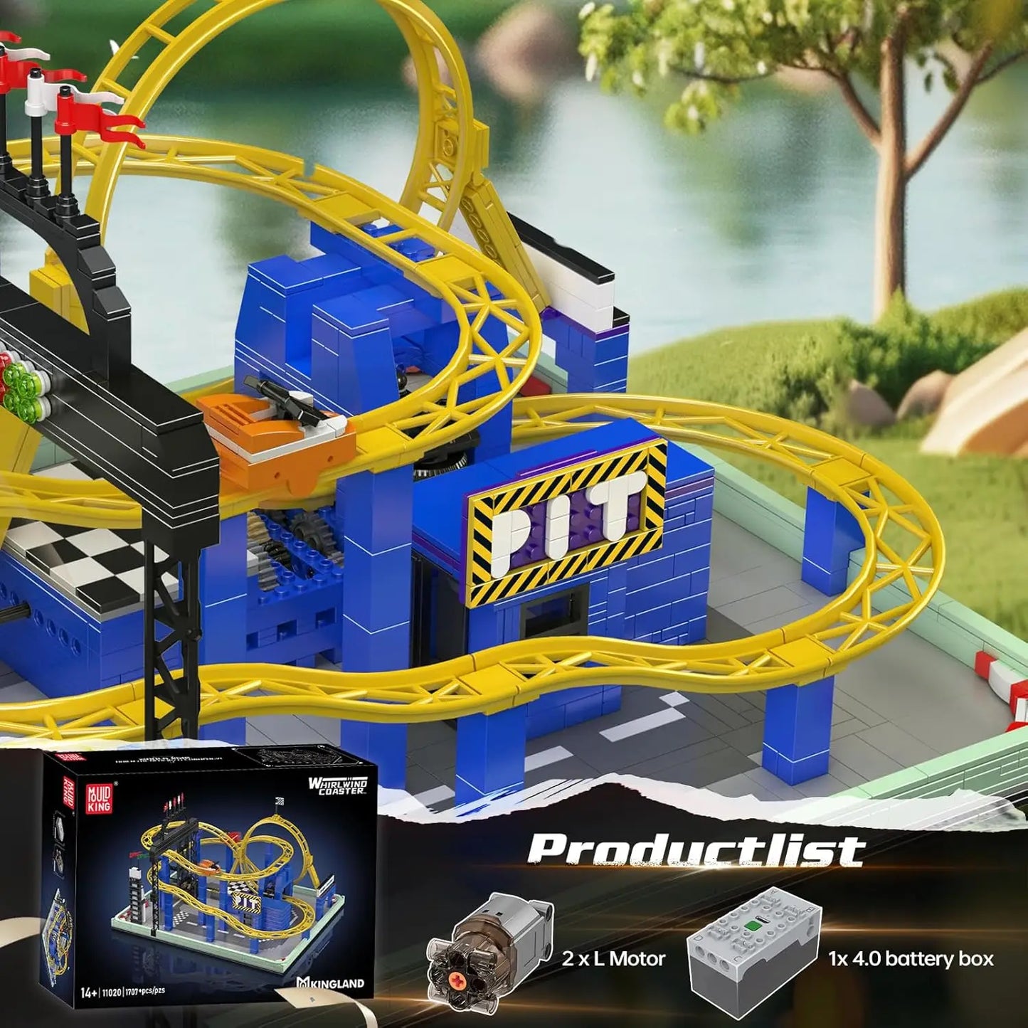 Creative Ideal Roller Coaster Building Blocks