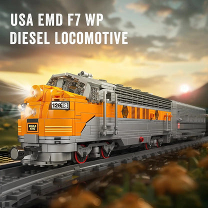 World Train USA EMD F7 WP Diesel Locomotive RC
