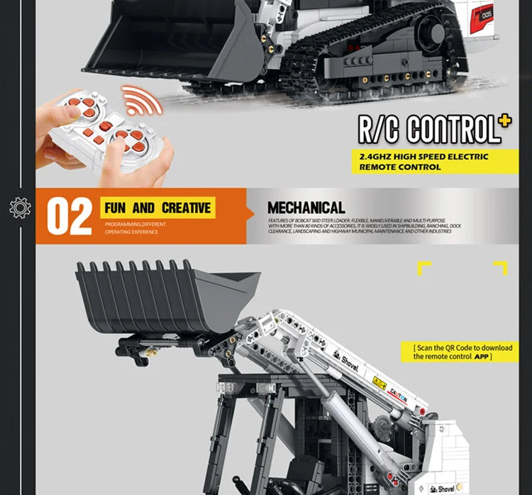 RC Bobcat Skid Steer Loader Model