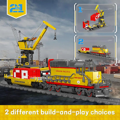 Diesel Locomotive Building Blocks RC Railway Train