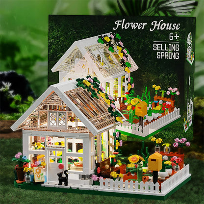 Newest Flower House Mini Building Block