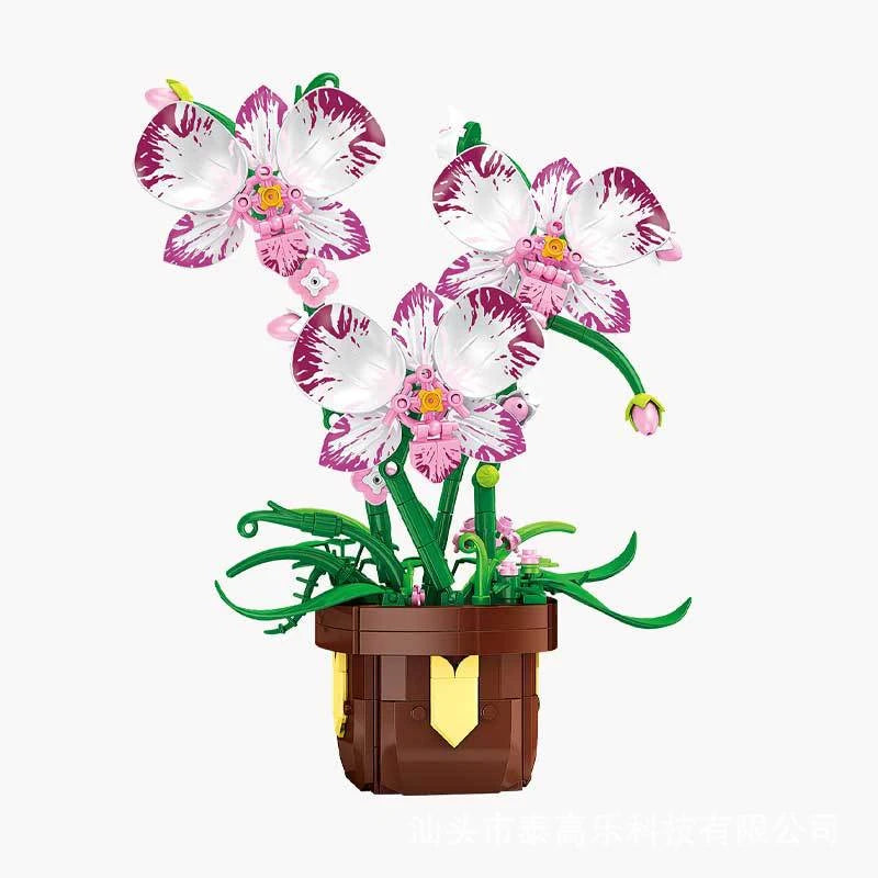 Flower Bouquet Rose Phalaenopsis Lily Sunflower Potted