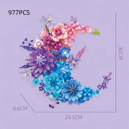 KNEW BUILT 3D Sunflower Photo Frame Building Block l