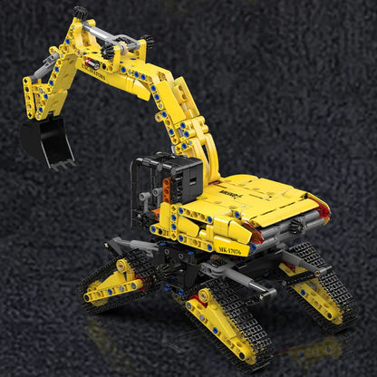 4 Link Track City Excavator Building Blocks Vehicle