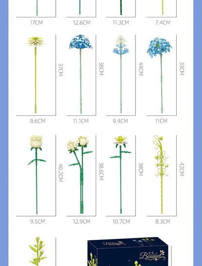 KNEW BUILT 3D Eternal Flower Phalaenopsis Building Block