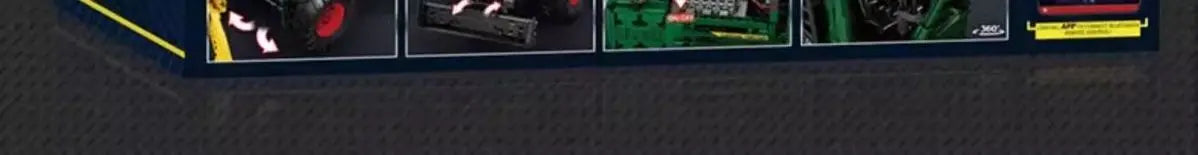 Tractor Compatible with Lego Assembly Model High-Difficulty