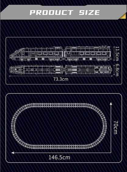Technical Eurostar E320 High-Speed Train Building Blocks RC