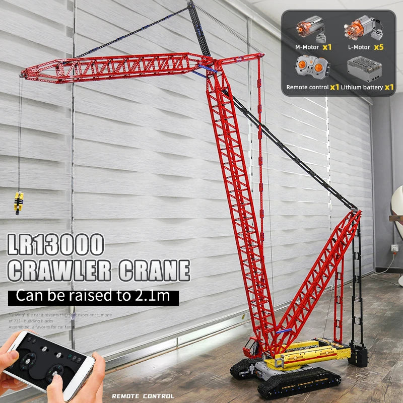 The APP&RC Motorized Crawler Crane Liebherr LR13000