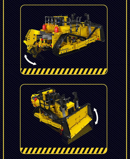 Truck Vehicle Electric Bulldozer Building Blocks