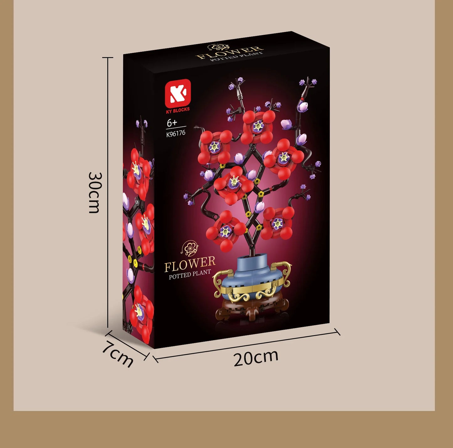 Plum Blossom Hanging Painting Building Blocks