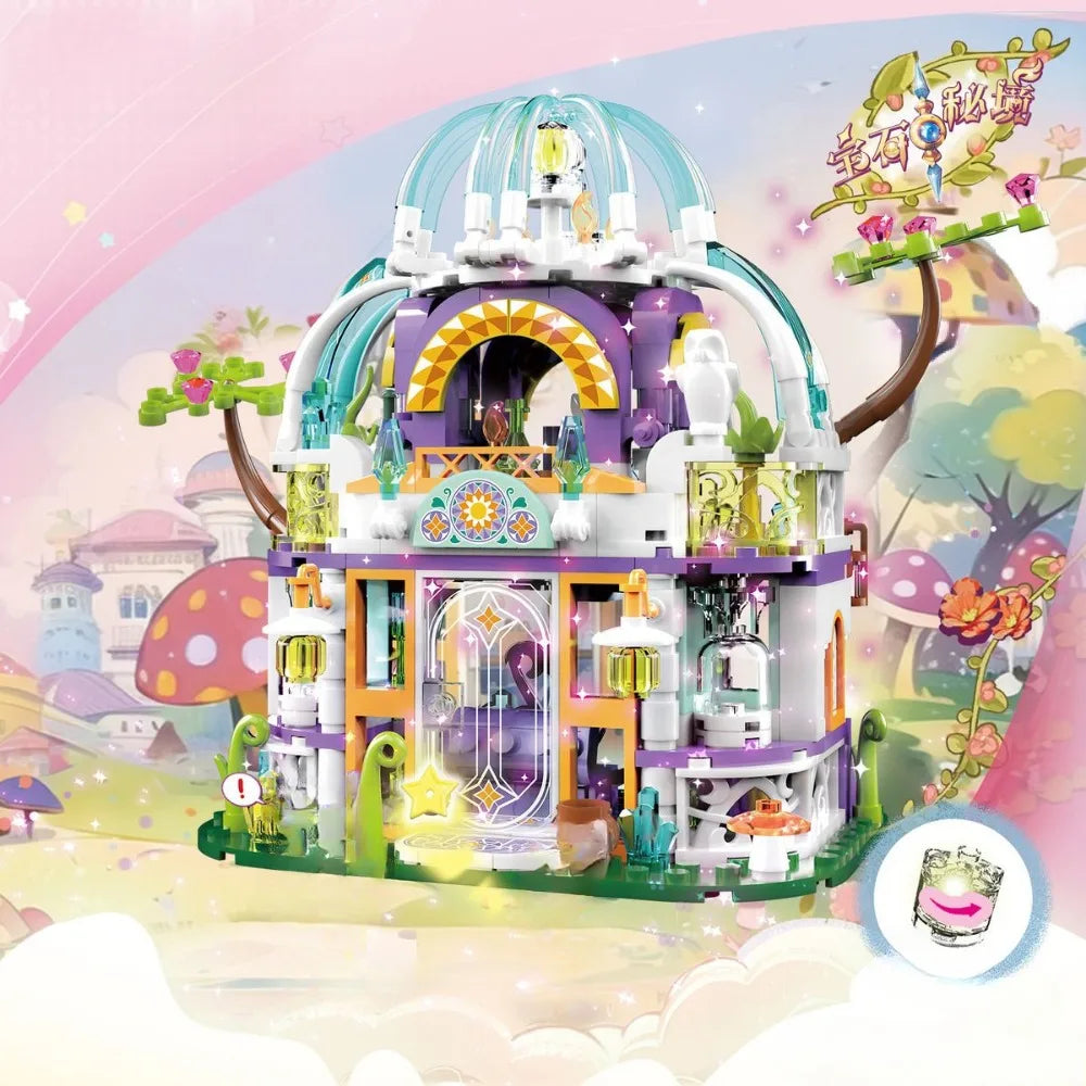 Flower Princess Castle Building Blocks Classic