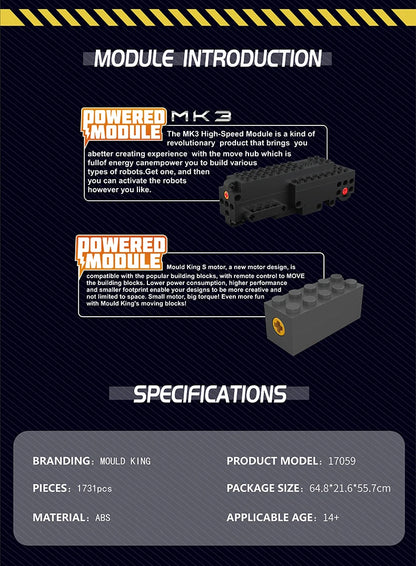 RC Crawler Crane Model Building Block