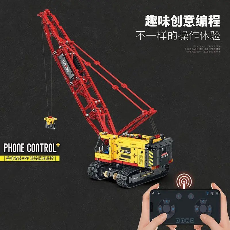 Crawler Crane RC Building Blocks