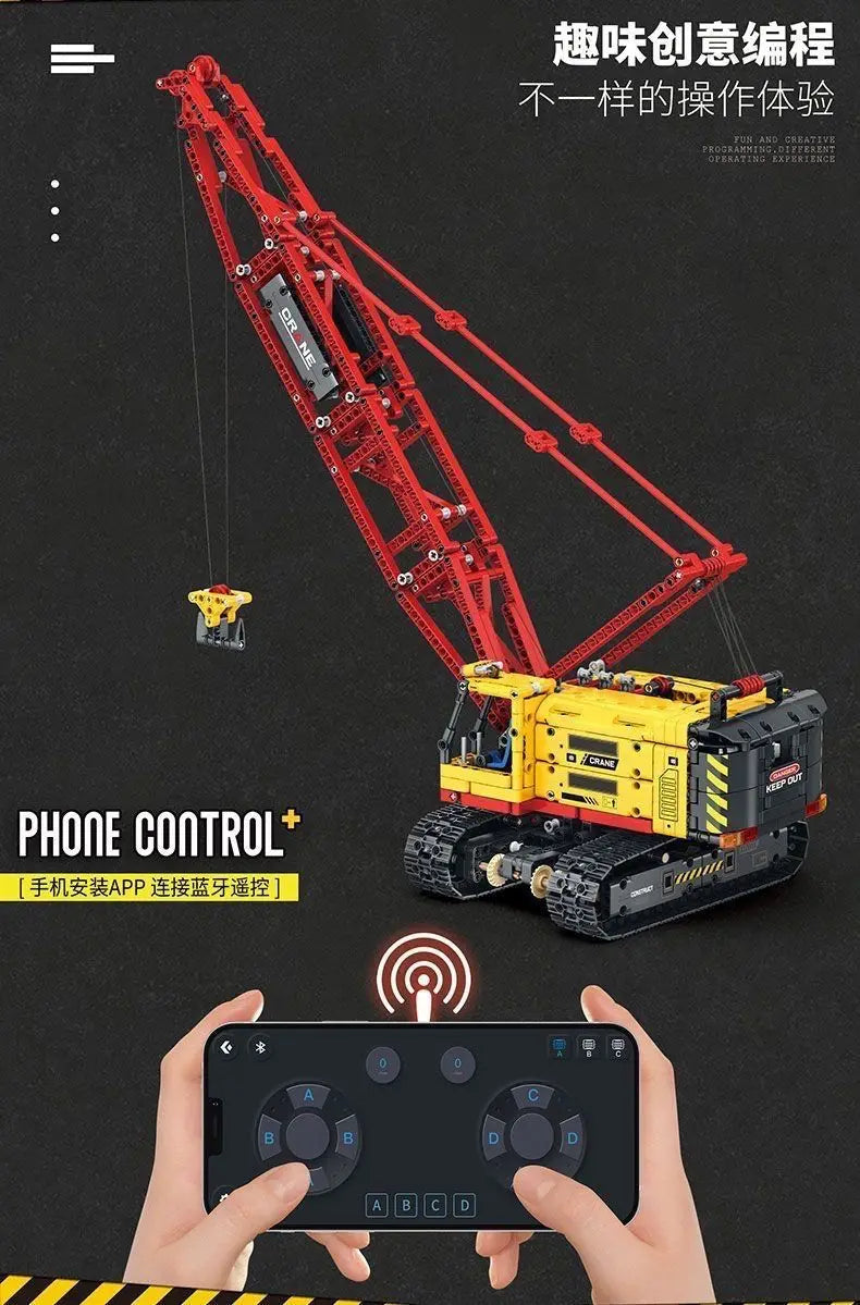 Crawler Crane RC Building Blocks