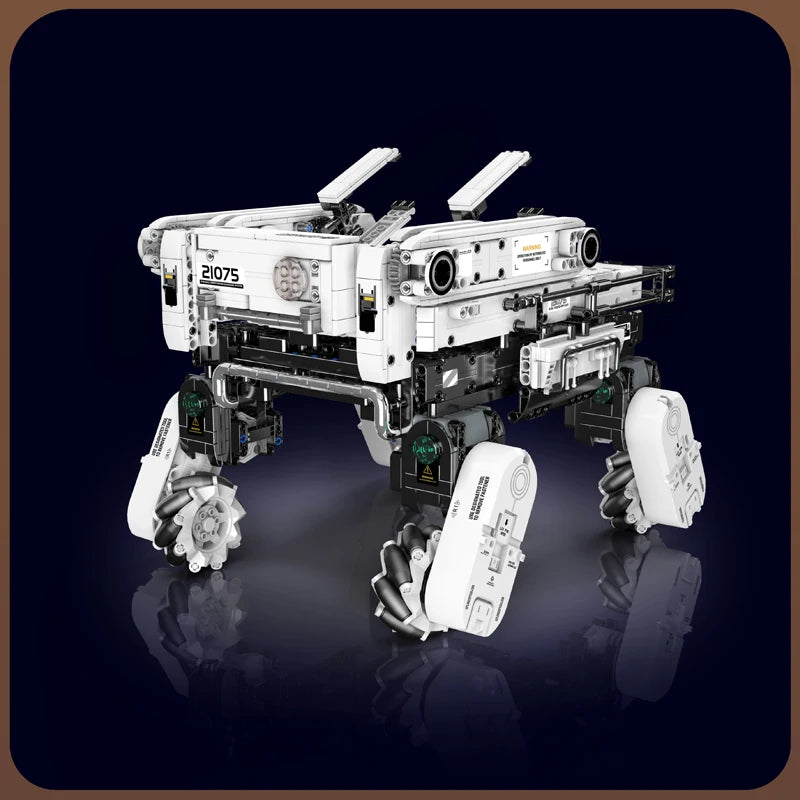 All-Terrain Transport Mechanical Robot Dog RC Building Blocks