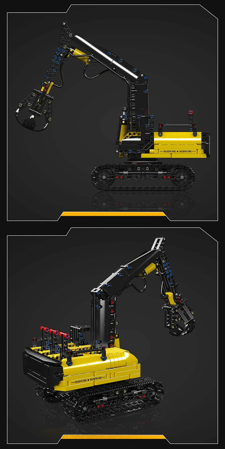 Hydraulic Log Grapple Building Blocks Technical Crawler Excavator