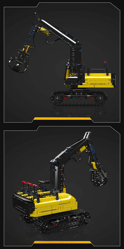 Hydraulic Log Grapple Building Blocks Technical Crawler Excavator
