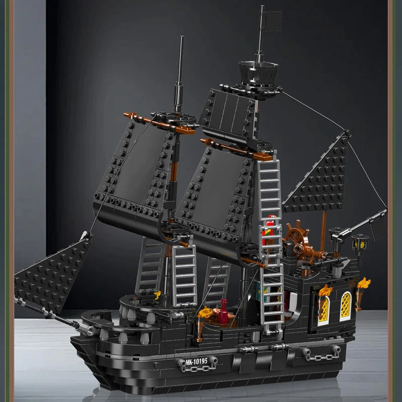 The Black Pearl Pirate Ship Building Block