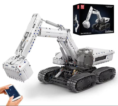 Mould King 17079 Technical Car Toys The RC Sci-Fi Excavator Building Block Enginerring Truck Brick Set Kids Christmas Gift