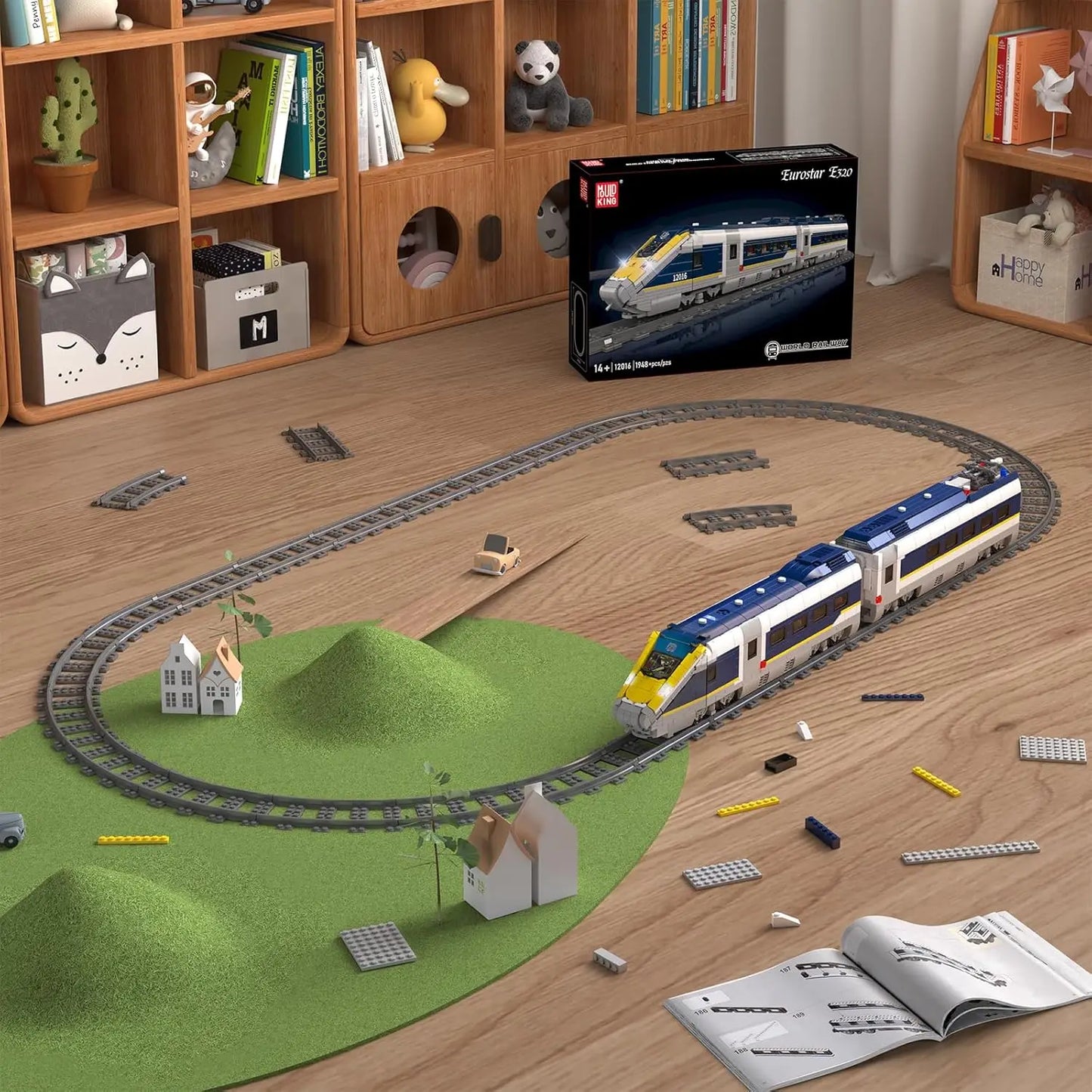 Technical Eurostar E320 High-Speed Train Building Blocks RC