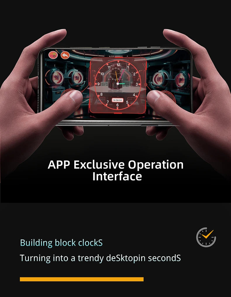 Technical Clock Toys The Motorized Engine Clock Blocks