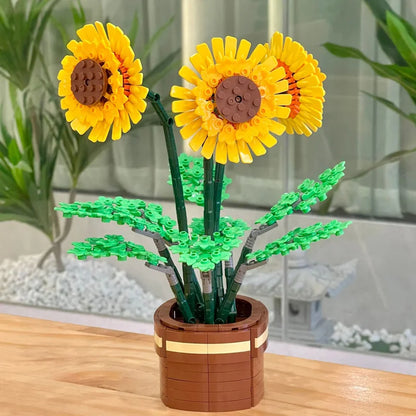 2023 City Creativity Bouquet Sunflower Potted Plant Home Decoration