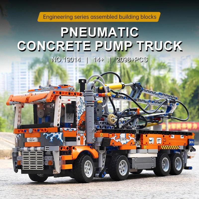 Pneumatic Concrete Pump Truck Model