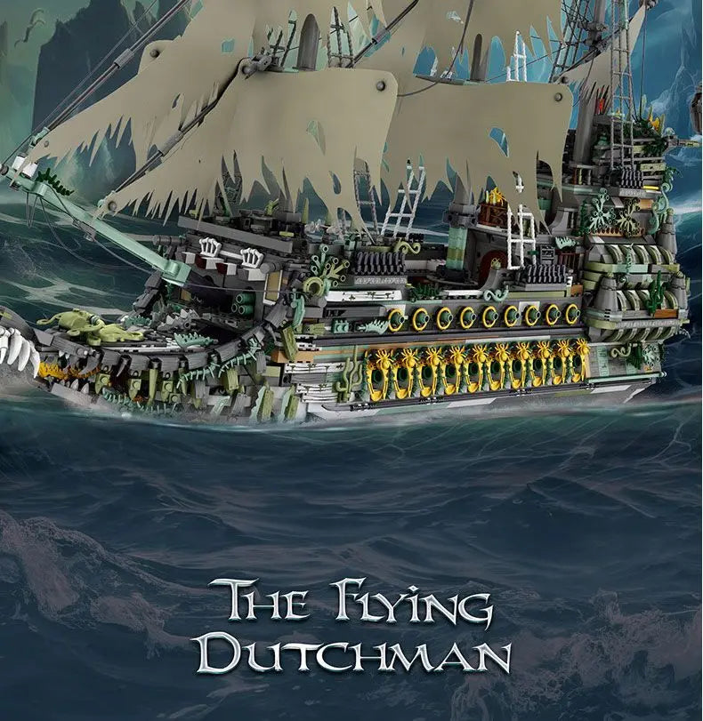 Dutchman Pirate Ship Assembly Model