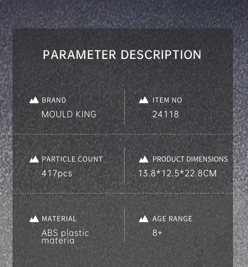 Mould King 417pcs Chrysanthemum Flower Building Blocks Set