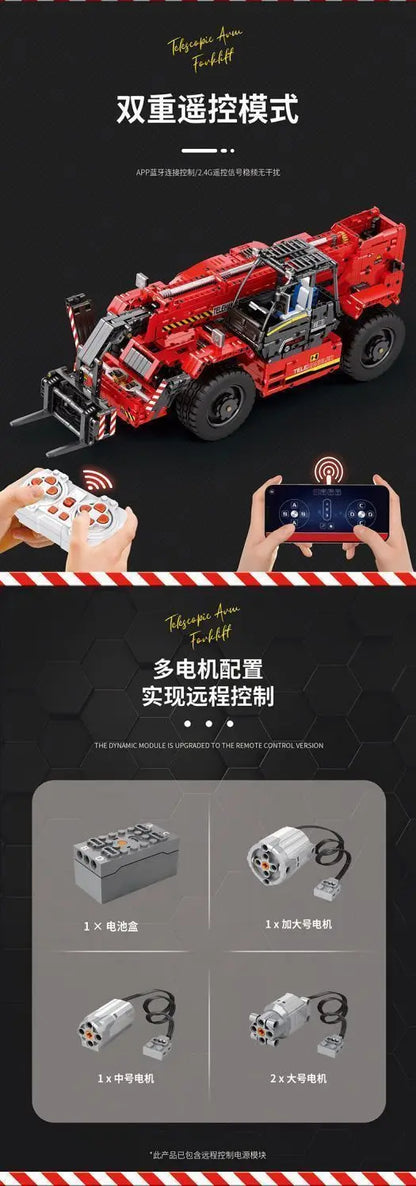 Telescopic Forklift Building Blocks