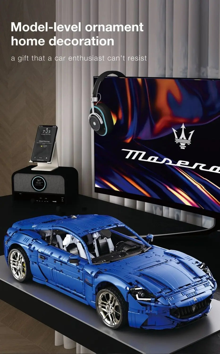 GranTurismo Maserati Bricks Model Assembling