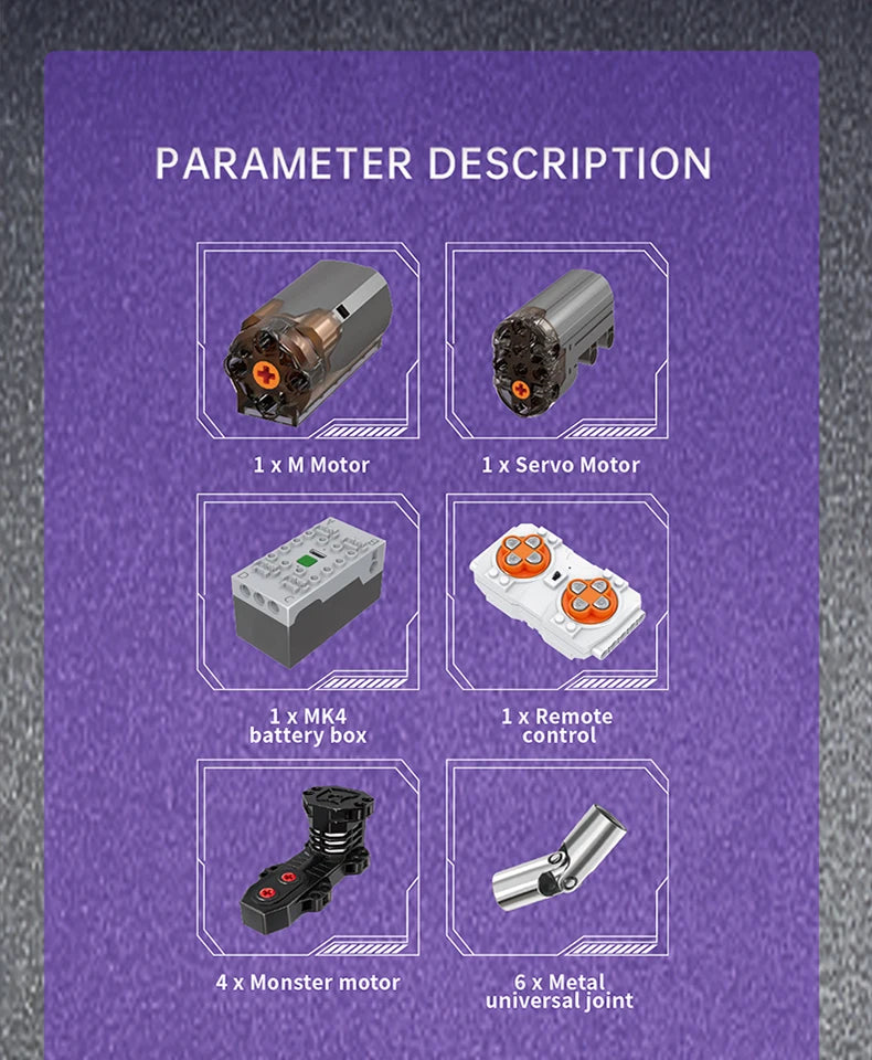 RC Climbing Car Building Block