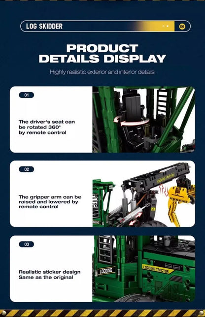 Tractor Compatible with Lego Assembly Model High-Difficulty