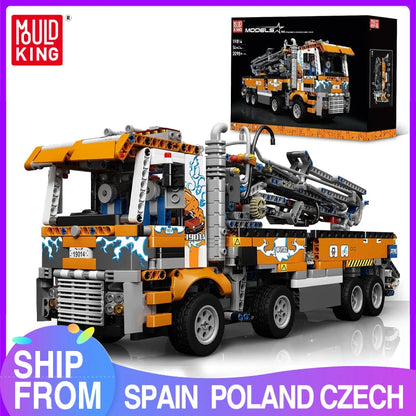 Concrete Pump Truck Building Blocks