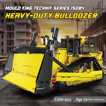 Truck Vehicle Electric Bulldozer Building Blocks