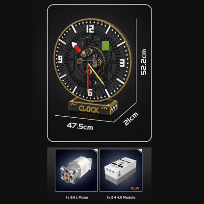 Motorized Mechanical Grand Clock Building Block