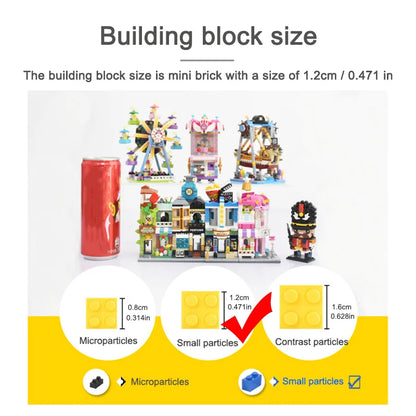 Flower Building Blocks Mini Potted Plant Bouquet