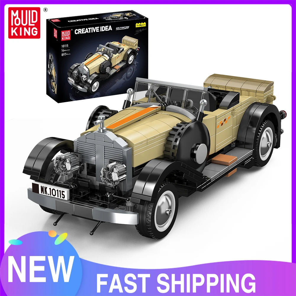 The Fantom Vintage Car Building Block