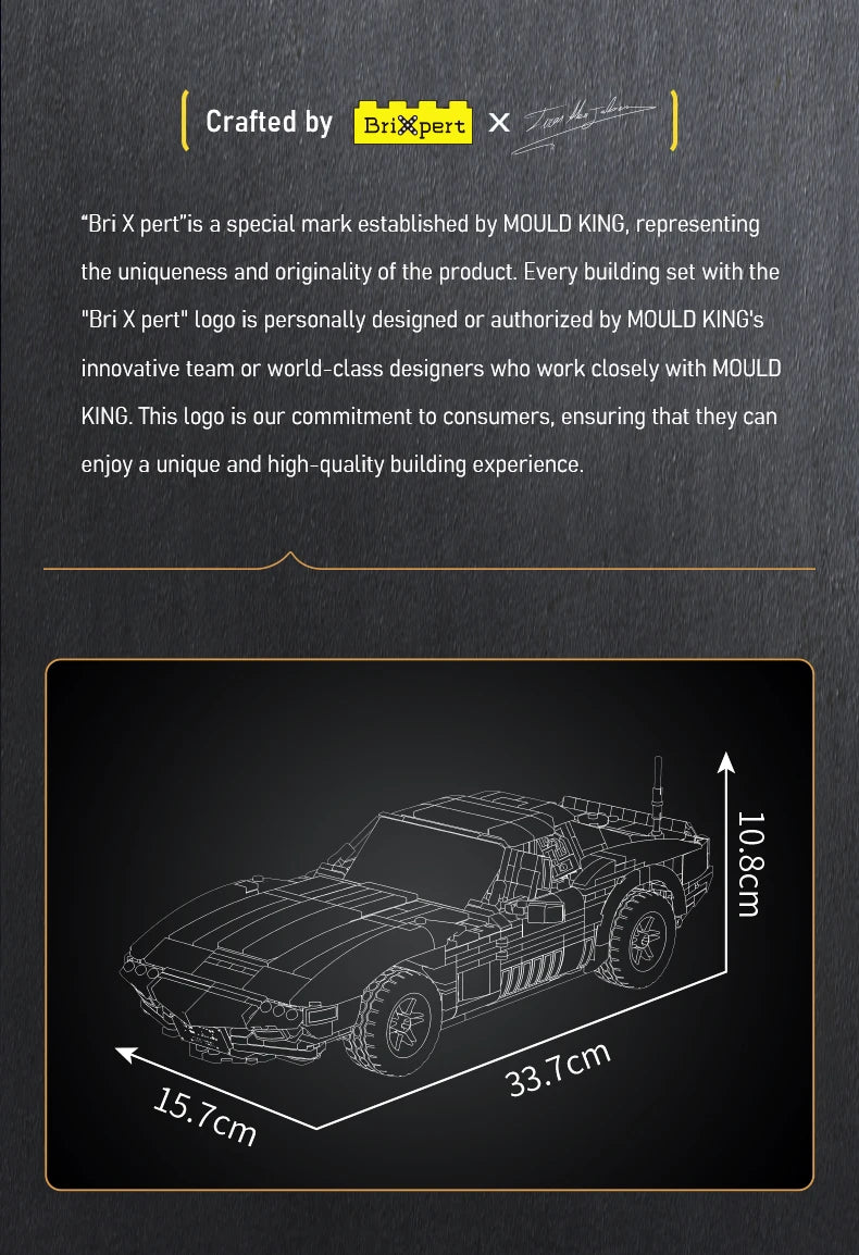 Sport Racing Technical Car Brick Set