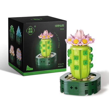Flower Bouquet Building Block Succulents Plants