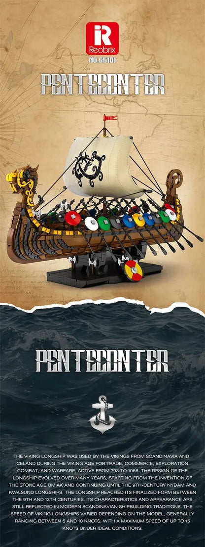 Caribbean Ship Series Viking Warship