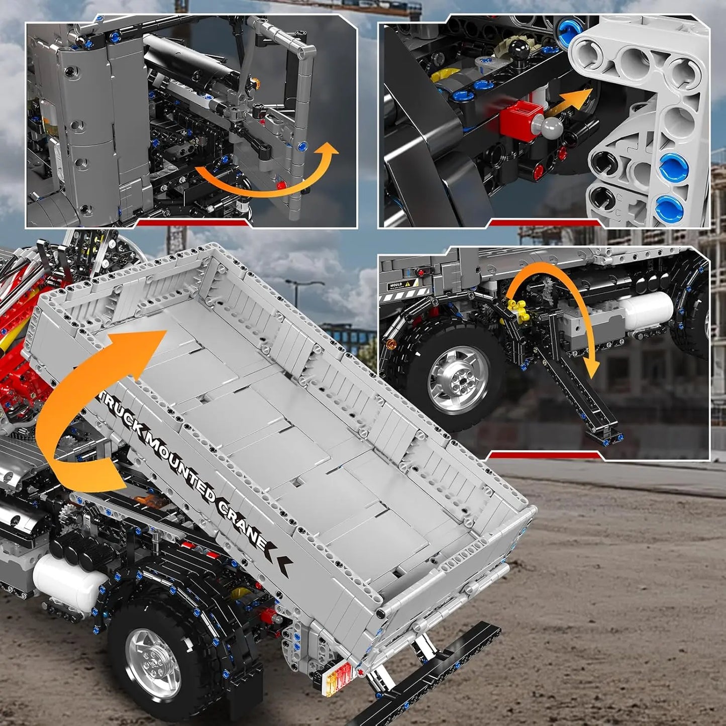 App Controlled Mobile Crane Truck