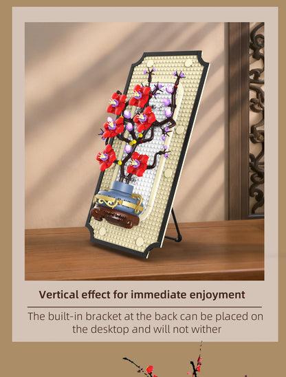Plum Blossom Hanging Painting Building Blocks