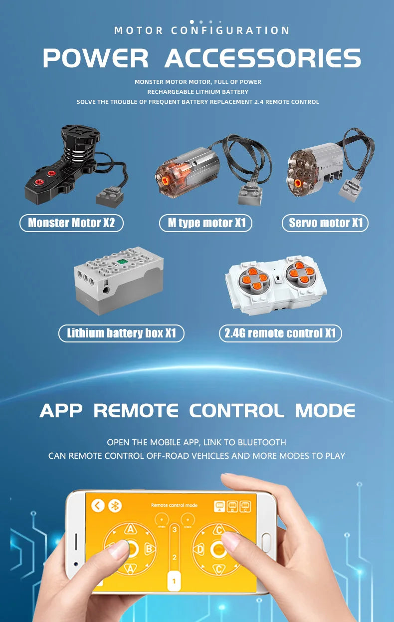 APP&RC Motorized G63 6X6 Off-Road SUV Car