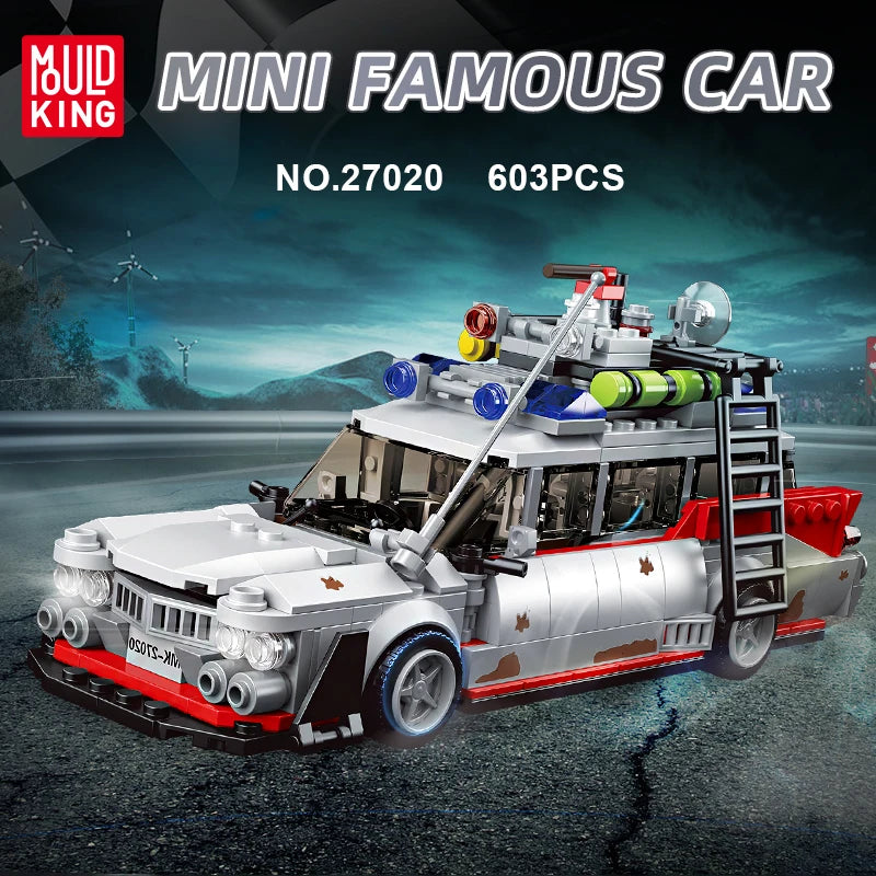 Car Set The Mini Ghost Bustered ECTO-1 Movie Car Model