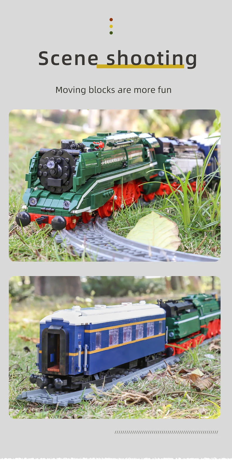 German Express Steam Locomotive Kit RC Electric Train